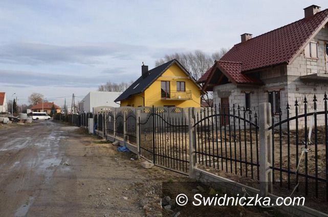 Strzegom: Nowa ulica w Strzegomiu