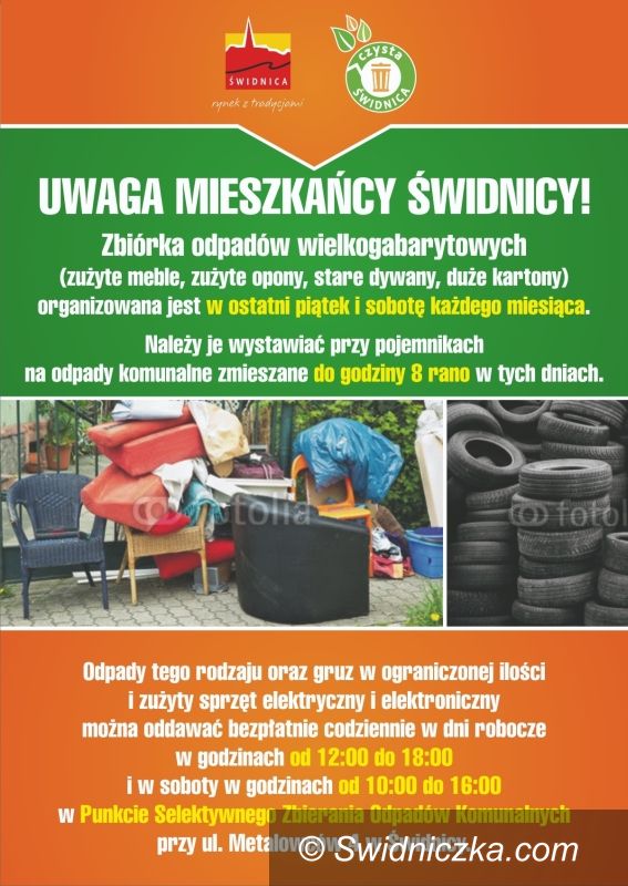 Świdnica: Zbiórka odpadów wielkogabarytowych