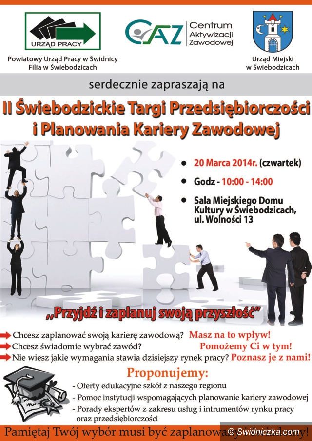 Świebodzice: II Świebodzickie Targi Przedsiębiorczości i Planowania Kariery