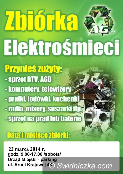 Świdnica: Wkrótce zbiórka elektrośmieci
