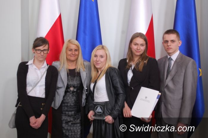 Świdnica/Warszawa: Statuetka Przedsiębiorczości dla ZSHT
