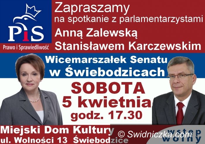 Świebodzice: Wicemarszałek Senatu odwiedzi Świebodzice