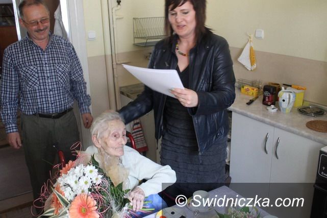 Świebodzice: Piękny jubileusz pani Zofii
