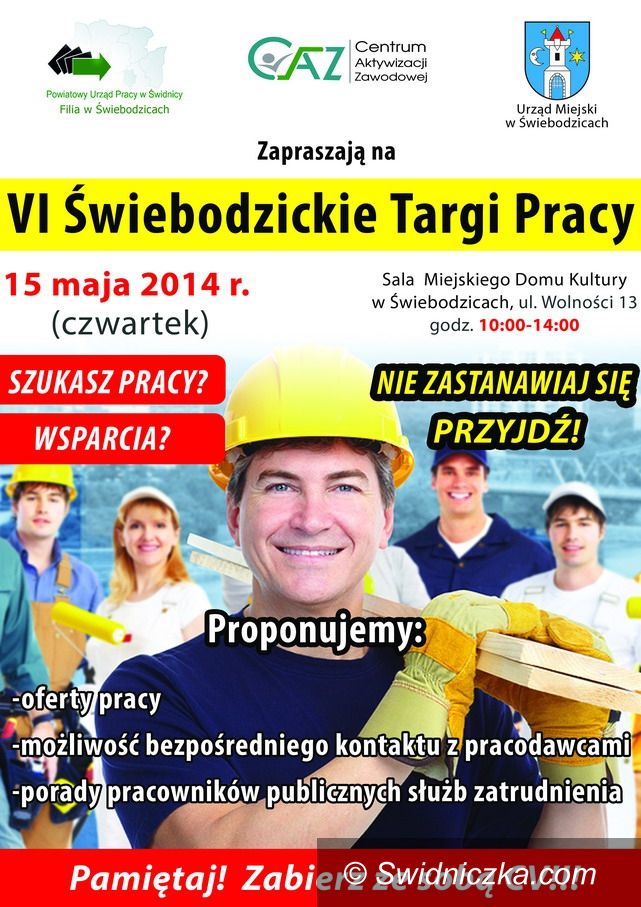Świebodzice: Przyjadą z ofertami pracy