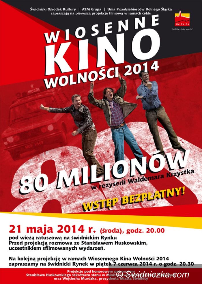 Świdnica: Wiosenne Kino Wolności w środę w Świdnicy