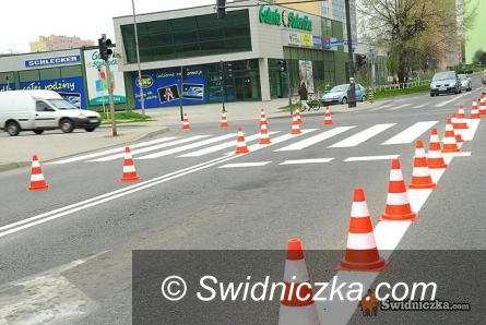 Świdnica: Malowanie pasów blisko finiszu