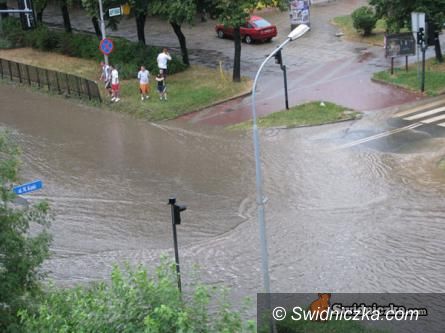 Świdnica: Gwałtowne burze i nawałnice – miejskie służby w gotowości