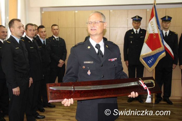Świebodzice: Dowódca Straży Pożarnej przeszedł w stan spoczynku