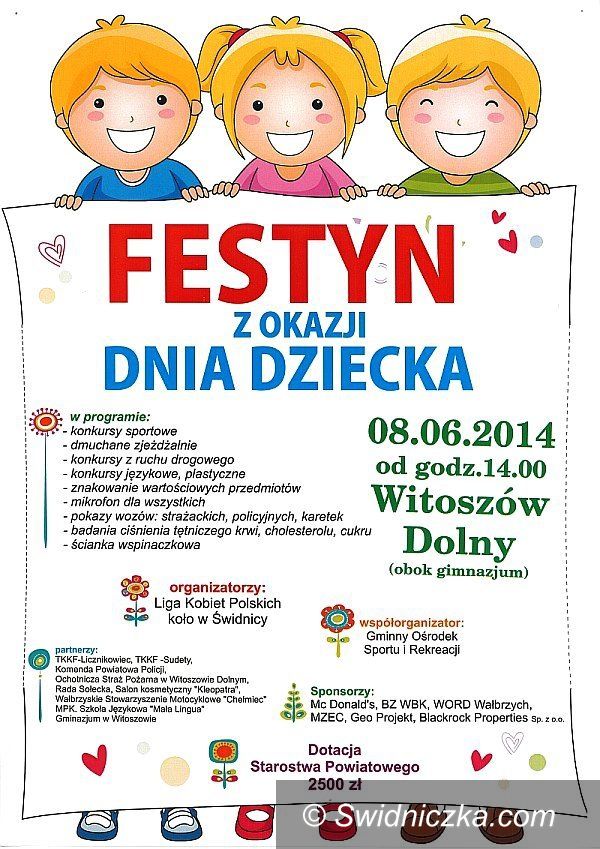 Witoszów Dolny: Festyn z okazji Dnia Dziecka w Witoszowie Dolnym