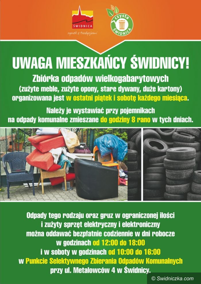Świdnica: Zbiórka odpadów wielkogabarytowych