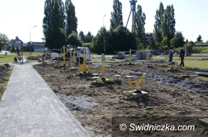 Żarów: Siłownia "pod chmurką" w nowej odsłonie