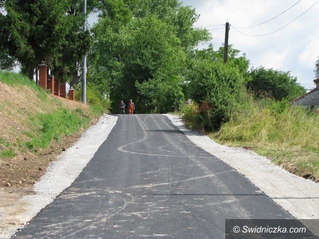 Gmina Marcinowice: Prace drogowe w gminie Marcinowice zakończone