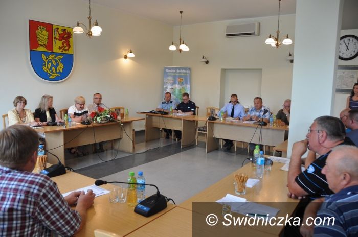 Świdnica: O bezpieczeństwie z sołtysami