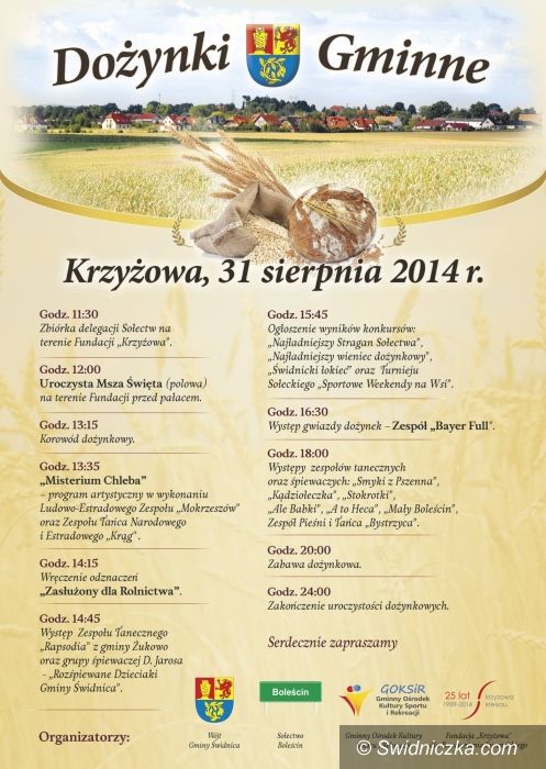 Krzyżowa: Dożynki gminne w Krzyżowej