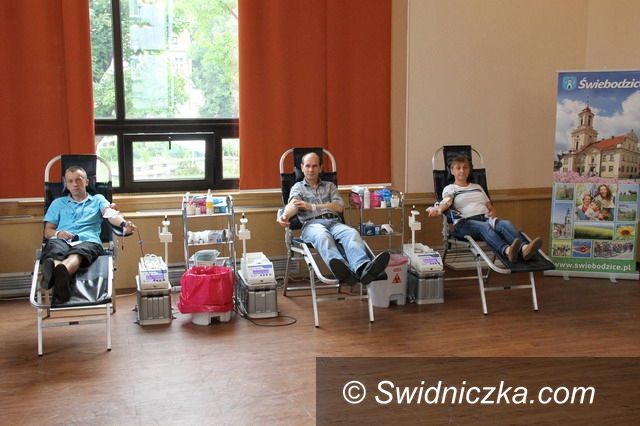 Świebodzice: Wakacyjne krwiobranie