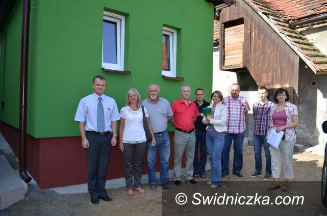Olszany: Toalety w PSP w Olszanach wykonane