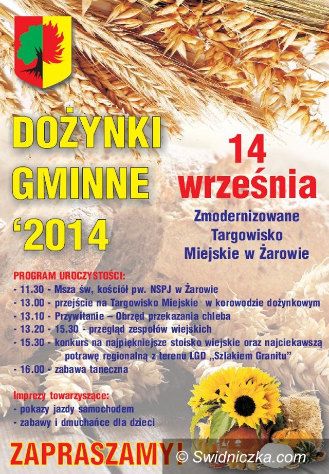 Żarów: Dożynki na nowym targowisku
