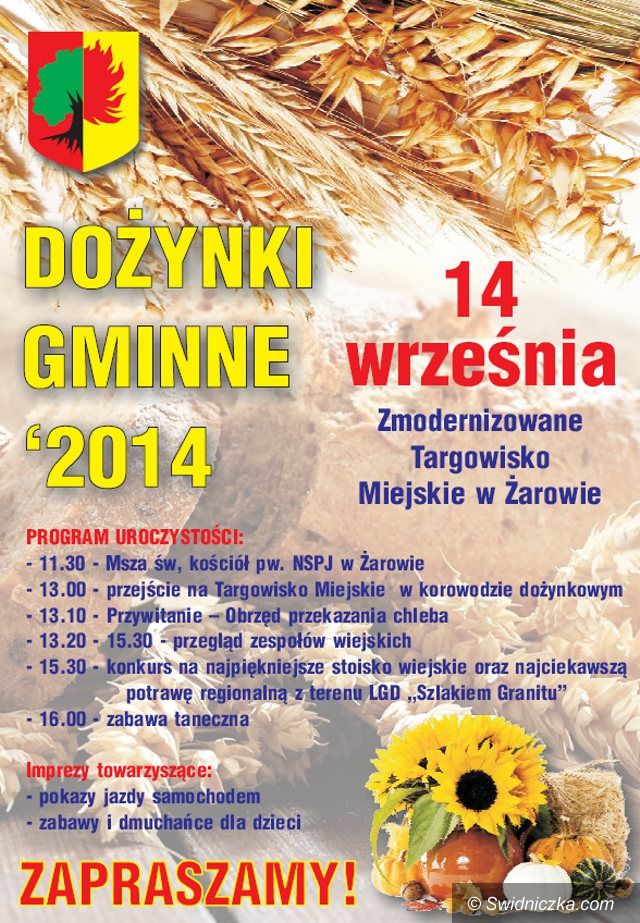 Żarów: Dożynki na nowym targowisku