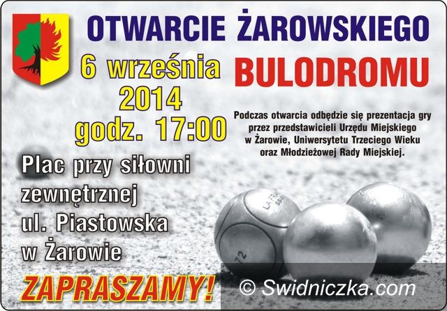 Żarów: Żarowski bulodrom gotowy