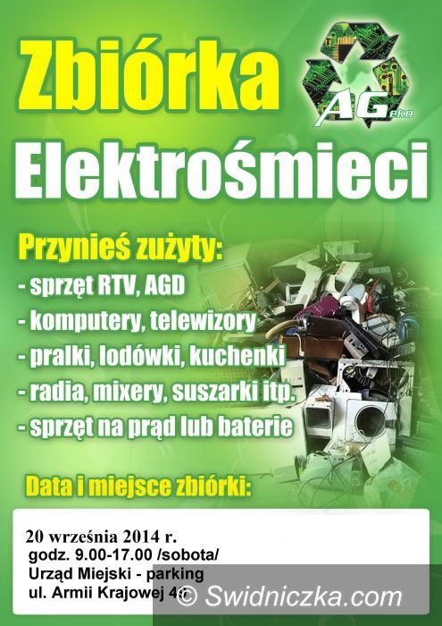 Świdnica: Kolejna zbiórka elektrośmieci w Świdnicy