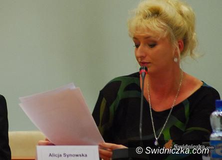Świdnica: Oświadczenie Alicji Synowskiej w sprawie popracia przez PO prezydenta Wojciecha Murdzka