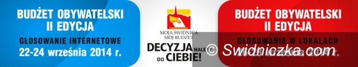 Świdnica: Budżet obywatelski – głosowanie internetowe – decyzja należy do Ciebie
