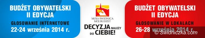 Świdnica: Budżet obywatelski – głosowanie internetowe – decyzja należy do Ciebie