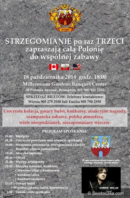 Kanada: Nie zapominają o Strzegomiu
