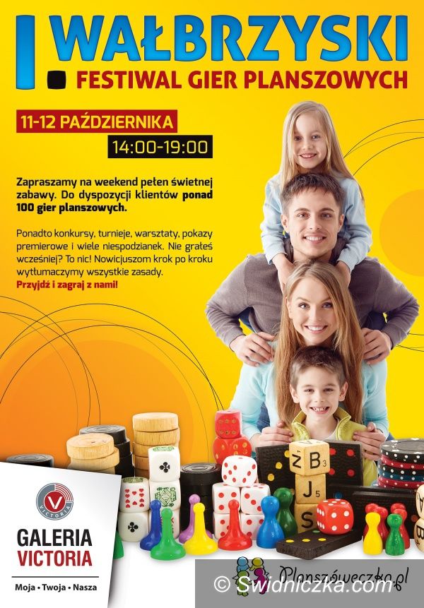 Wałbrzych: Festiwal gier planszowych w Victorii