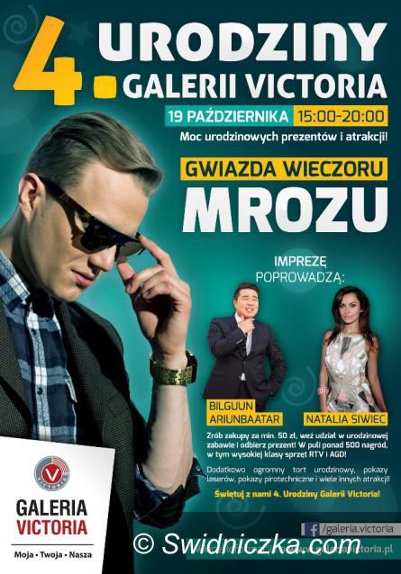Wałbrzych: 4. urodziny Galerii Victoria