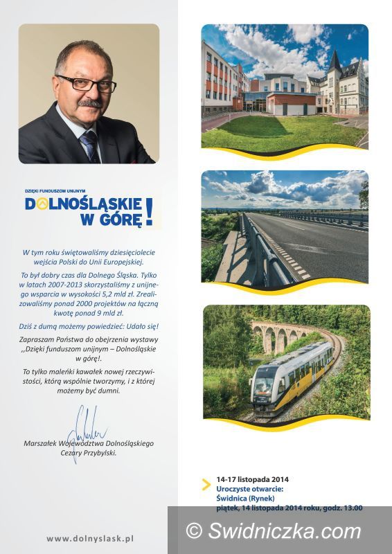 Świdnica: Unijne fundusze na fotografii – wystawa do poniedziałku