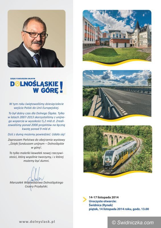 Świdnica: Unijne fundusze na fotografii – wystawa do poniedziałku