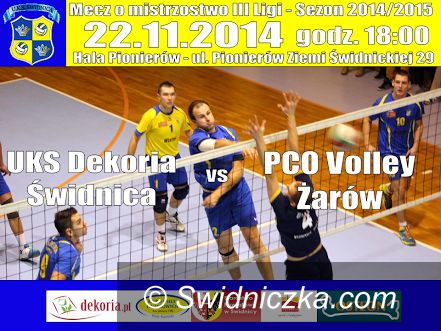 III-liga siatkarzy: Dla kogo derby powiatu? Dekoria będzie gościć ekipę z Żarowa