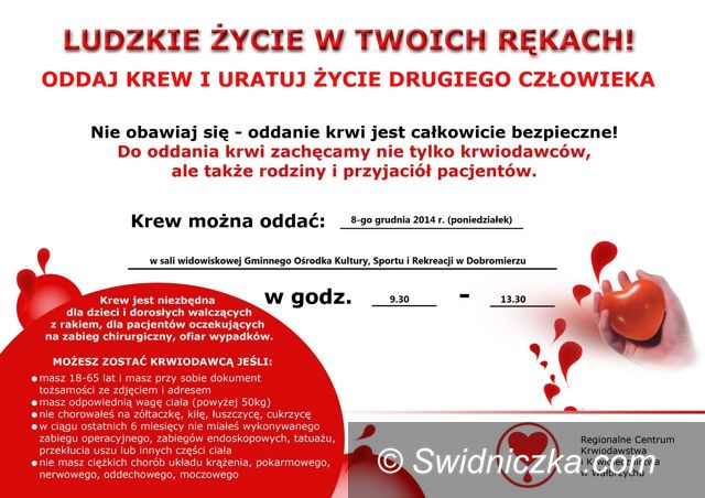 Dobromierz: Podziel się życiem