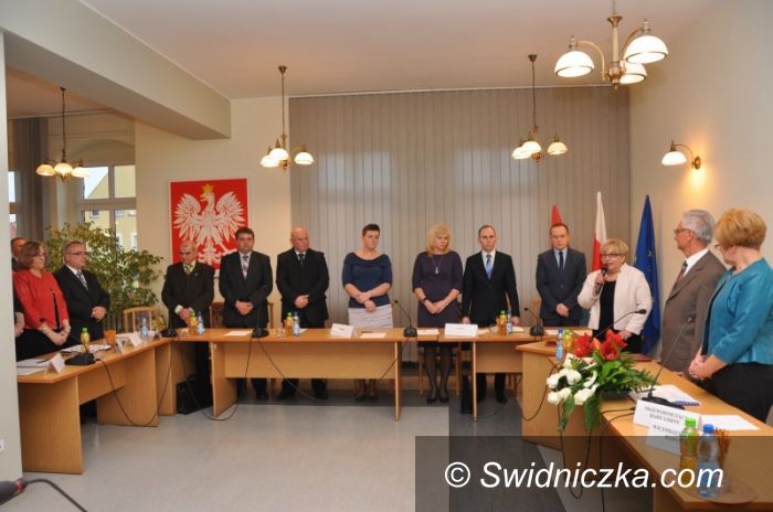 Gmina Świdnica: Pierwsza sesja rady gminy Świdnica
