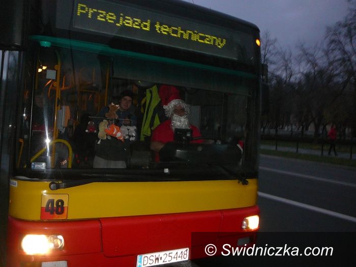 Świdnica: Akcja mikołajkowa w MPK Świdnica