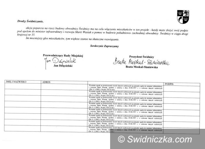 Świdnica: Szansa dla obwodnicy Świdnicy