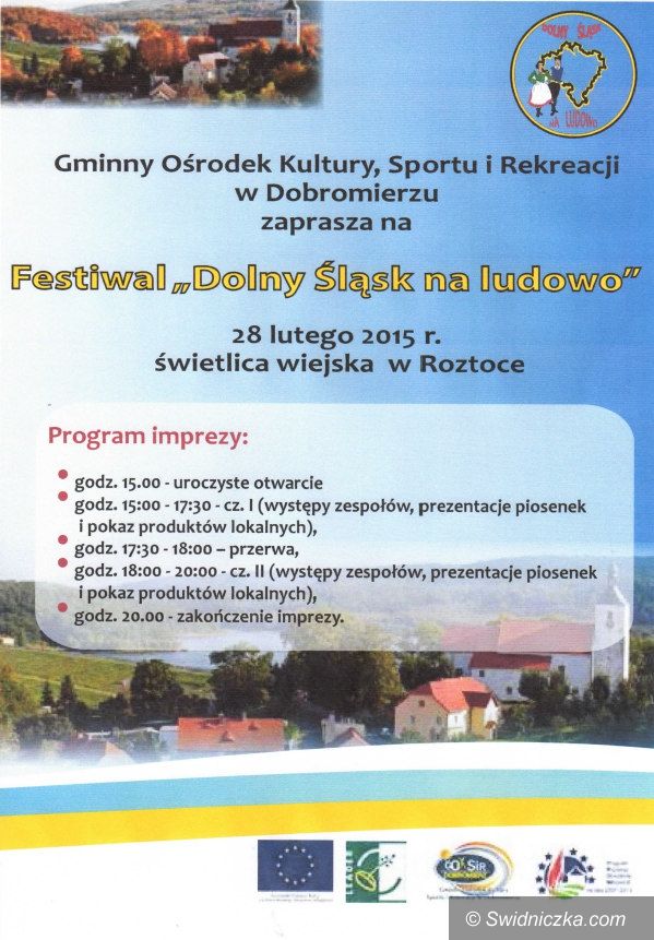 Dobromierz: Zapraszamy na festiwal do Dobromierza