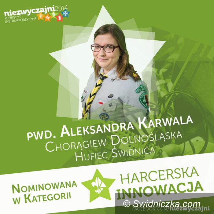 Świdnica/Kraj: Aleksandra Karwala – "Niezwyczajnym" instruktorem ZHP