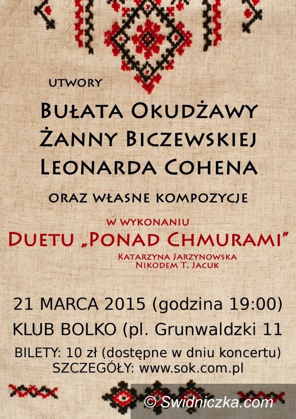 Świdnica: Okudżawa i Cohen na start Otwartej Sceny Amatora