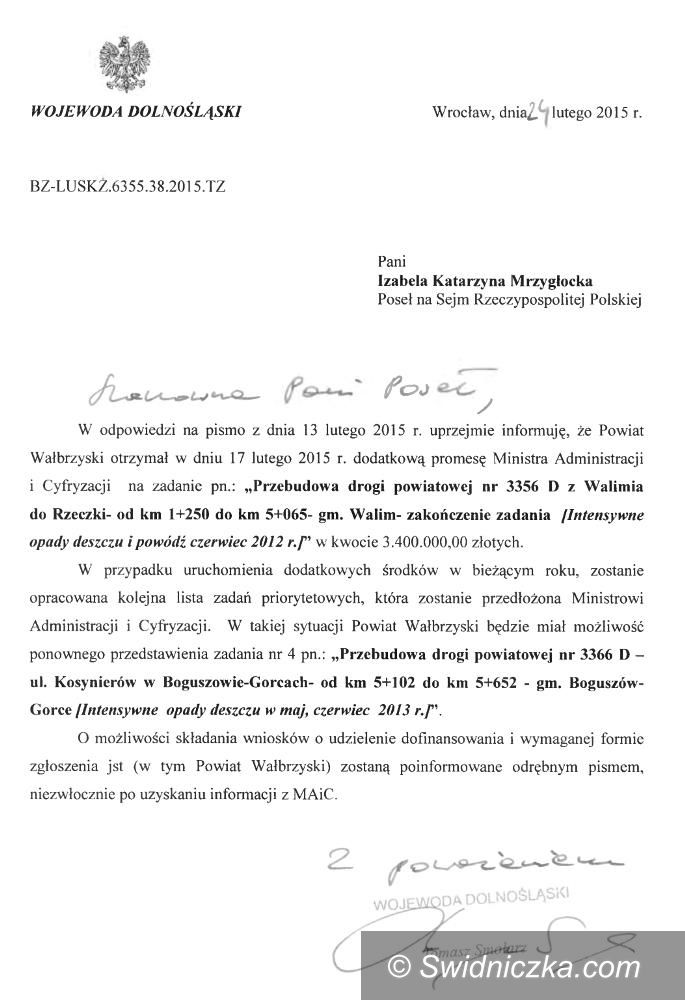 Region: Skuteczna walka o pieniądze na dokończenie drogi w Rzeczce