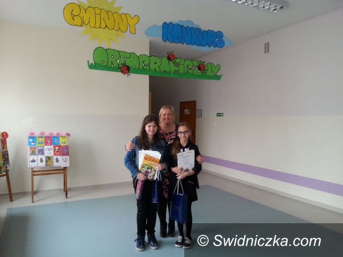 Gmina Świdnica: Zmagali się z ortografią
