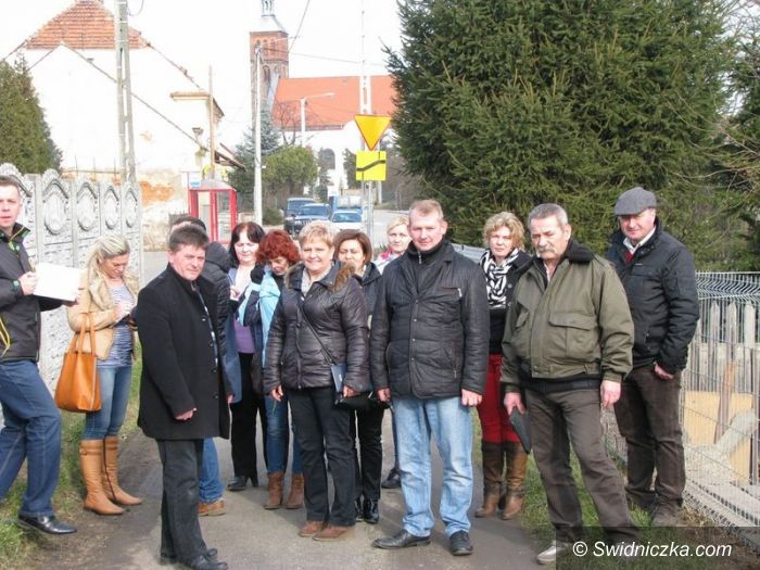 Gmina Marcinowice: Wizyta Komisji Rolnictwa w gminnych sołectwach