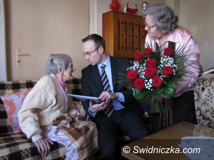 Świdnica: Setne urodziny Pani Łucji ze Świdnicy