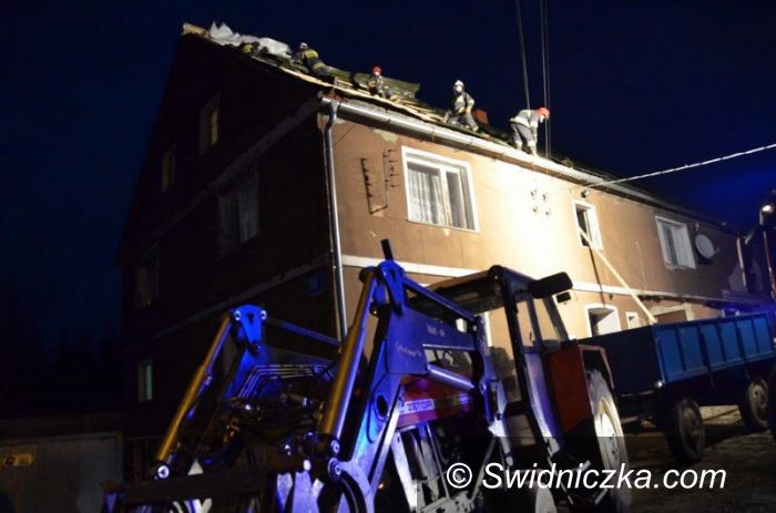 powiat świdnicki: Wietrzna noc w powiecie świdnickim