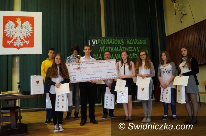 Świdnica: Powiatowy Konkurs Matematyczny