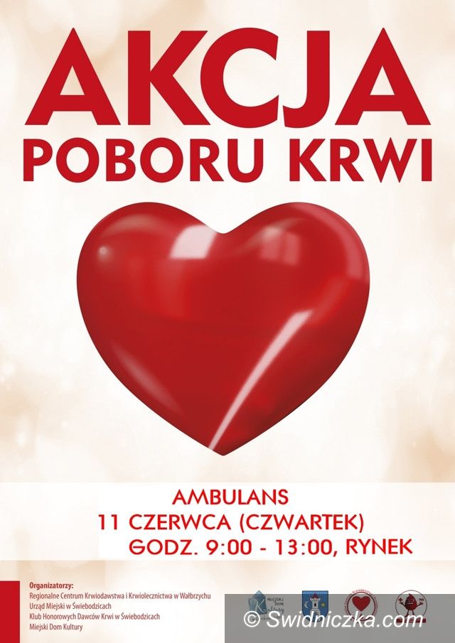 Świebodzice: Świebodzice: Oddajemy krew pod ratuszem