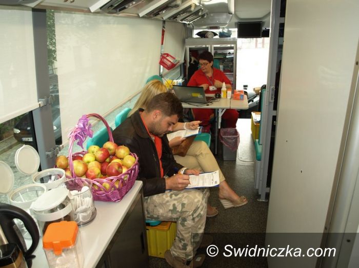 Świebodzice: 10 litrów w krwiobusie