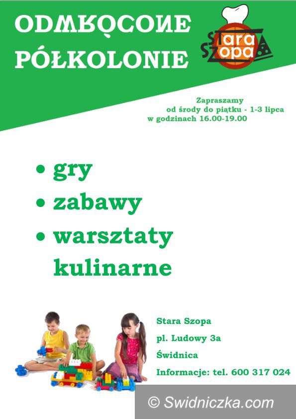 Świdnica: Odwrócone Półkolonie w Starej Szopie