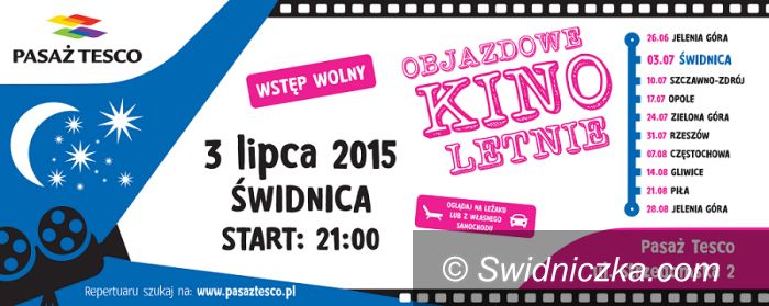 Świdnica: Objazdowe Kino Letnie w Świdnicy